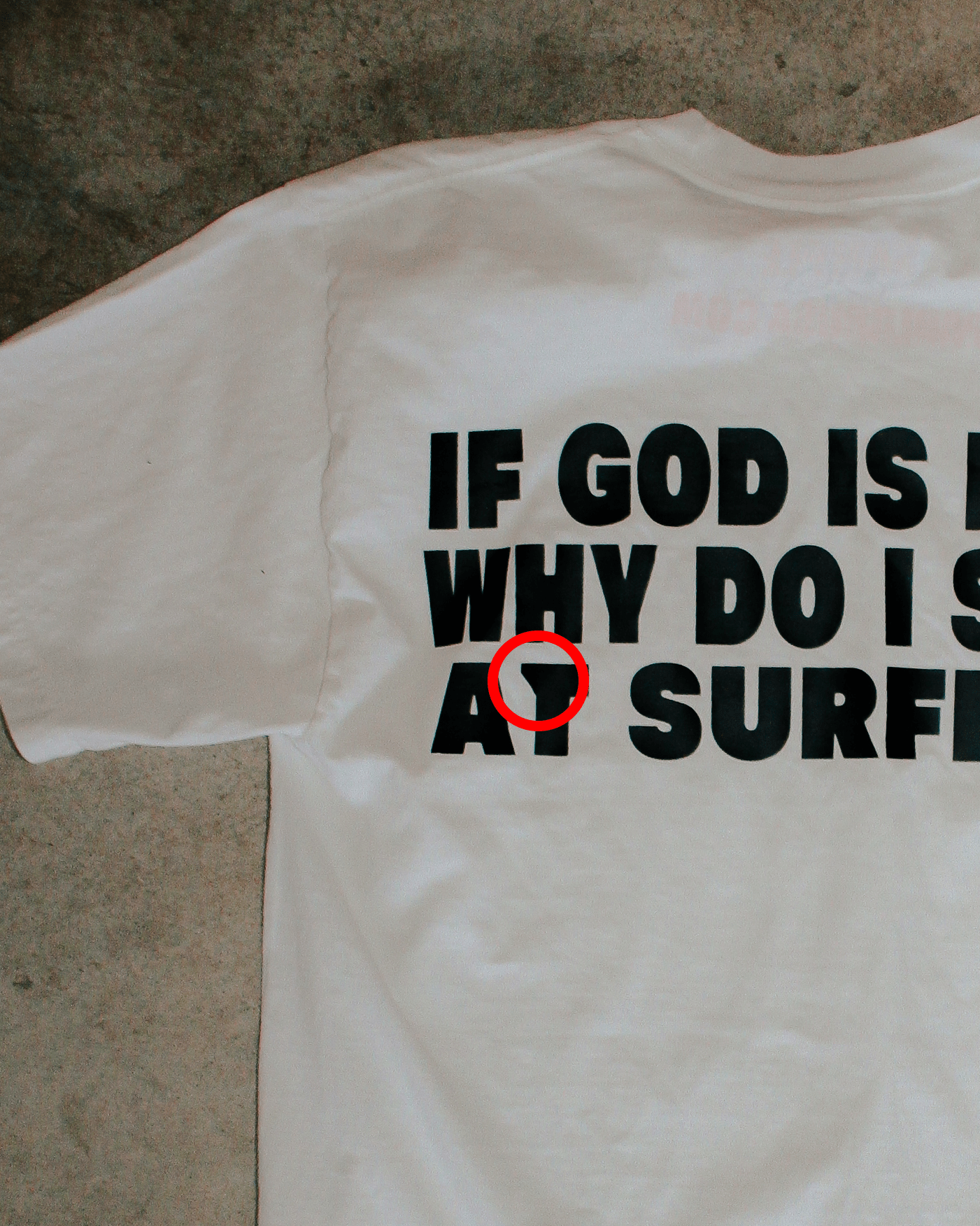 Believer Tee in White (SAMPLE)